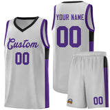 Custom Side Two-Tone Classic Sports Uniform Basketball Jersey Stitched Your Team Logo and Number