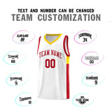 Custom Side Two-Tone Classic Sports Uniform Basketball Jersey Embroideried Your Team Logo For All Ages