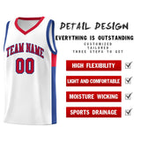 Custom Side Two-Tone Classic Sports Uniform Basketball Jersey Embroideried Your Team Logo For All Ages