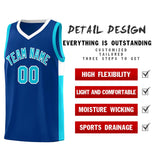 Custom Side Two-Tone Classic Fashion Sports Uniform Basketball Jersey Embroideried Your Team Logo