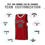 Custom For Adult Side Two-Tone Classic Sports Uniform Basketball Jersey Embroideried Your Team Logo