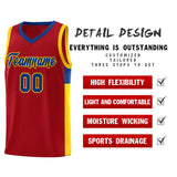 Custom For All Ages Side Two-Tone Classic Sports Uniform Basketball Jersey Embroideried Your Team Logo