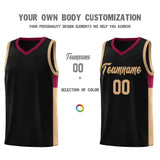 Custom Side Two-Tone Classic Fashion Sports Uniform Basketball Jersey Embroideried Your Team Logo