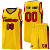 Custom Side Two-Tone Classic Fashion Sports Uniform Basketball Jersey Embroideried Your Team Logo