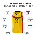Custom Side Two-Tone Classic Fashion Sports Uniform Basketball Jersey Embroideried Your Team Logo