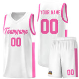 Custom Side Two-Tone Classic Fashion Sports Uniform Basketball Jersey Embroideried Your Team Logo