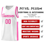 Custom Side Two-Tone Classic Fashion Sports Uniform Basketball Jersey Embroideried Your Team Logo
