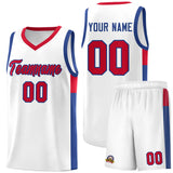 Custom For Adult Side Two-Tone Classic Fashion Sports Uniform Basketball Jersey Embroideried Your Team Logo