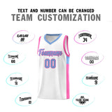 Custom Side Two-Tone Classic Fashion Sports Uniform Basketball Jersey Embroideried Your Team Logo