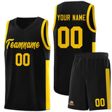 Custom Side Two-Tone Classic Sports Uniform Basketball Jersey Embroideried Your Team Logo For Adult