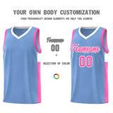 Custom Side Two-Tone Classic Fashion Sports Uniform Basketball Jersey Embroideried Your Team Logo