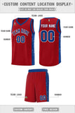Custom Side Splash Sports Uniform Basketball Jersey Embroideried Your Team Logo For Unisex