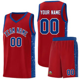 Custom Side Splash Sports Uniform Basketball Jersey Embroideried Your Team Logo For Unisex