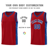 Custom Side Splash Sports Uniform Basketball Jersey Embroideried Your Team Logo For Unisex