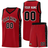 Custom Side Splash Sports Uniform Basketball Jersey Embroideried Your Team Logo For Unisex
