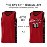 Custom Side Splash Sports Uniform Basketball Jersey Embroideried Your Team Logo For Unisex