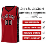 Custom Side Splash Sports Uniform Basketball Jersey Embroideried Your Team Logo For Unisex