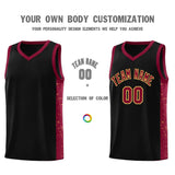 Custom Side Splash Sports Uniform Basketball Jersey Embroideried Your Team Logo For Unisex