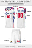 Custom White Arrow Graffiti Pattern Sports Uniform Basketball Jersey