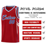 Custom Red Arrow Graffiti Pattern Sports Uniform Basketball Jersey