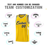 Custom Gold Arrow Graffiti Pattern Sports Uniform Basketball Jersey