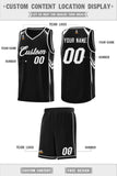 Custom Black Arrow Graffiti Pattern Sports Uniform Basketball Jersey
