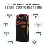 Custom Black Arrow Graffiti Pattern Sports Uniform Basketball Jersey