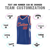 Custom Royal Arrow Graffiti Pattern Sports Uniform Basketball Jersey