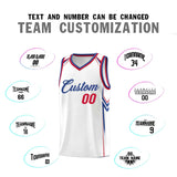 Custom White Arrow Graffiti Pattern Sports Uniform Basketball Jersey