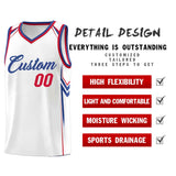Custom White Arrow Graffiti Pattern Sports Uniform Basketball Jersey