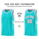 Custom Bright Green Arrow Graffiti Pattern Sports Uniform Basketball Jersey