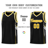 Custom Black Arrow Graffiti Pattern Sports Uniform Basketball Jersey