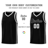 Custom Stitched Team Logo And Number Side Two Bars Sports Uniform Basketball Jersey For All Ages