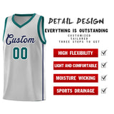 Custom Stitched Team Logo And Number Side Two Bars Sports Uniform Basketball Jersey For All Ages