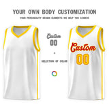 Custom Stitched Team Logo And Number Side Two Bars Sports Uniform Basketball Jersey For All Ages