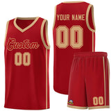 Custom Stitched Team Logo And Number Side Two Bars Sports Uniform Basketball Jersey For All Ages