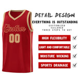Custom Stitched Team Logo And Number Side Two Bars Sports Uniform Basketball Jersey For All Ages