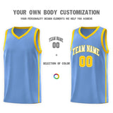 Custom Stitched Team Logo And Number Side Two Bars Fashion Sports Uniform Basketball Jersey For All Ages