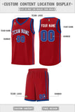 Custom Stitched Team Logo And Number Side Two Bars Fashion Sports Uniform Basketball Jersey For All Ages
