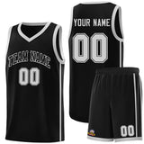 Custom Stitched Team Logo And Number Side Two Bars Fashion Sports Uniform Basketball Jersey For All Ages