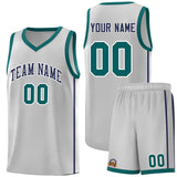 Custom Stitched Team Logo And Number Side Two Bars Fashion Sports Uniform Basketball Jersey For All Ages