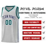Custom Stitched Team Logo And Number Side Two Bars Fashion Sports Uniform Basketball Jersey For All Ages