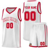 Custom Stitched Team Logo And Number Side Two Bars Fashion Sports Uniform Basketball Jersey For All Ages