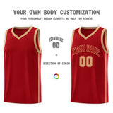Custom Stitched Team Logo And Number Side Two Bars Fashion Sports Uniform Basketball Jersey For All Ages