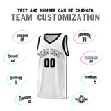 Custom Two Bars Sports Uniform Basketball Jersey Embroideried Your Team Logo For All Ages