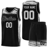 Custom Tank Top Graffiti Pattern Sports Uniform Basketball Jersey For Unisex