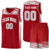 Custom Individualized Graffiti Pattern Sports Uniform Basketball Jersey For Youth