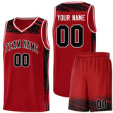 Custom Graffiti Pattern Fashion Sports Uniform Basketball Jersey Add Team Logo Number