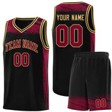 Custom Individualized Graffiti Pattern Sports Uniform Basketball Jersey For Adult