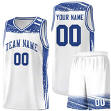 Custom Graffiti Pattern Fashion Sports Uniform Basketball Jersey Add Team Logo Number
